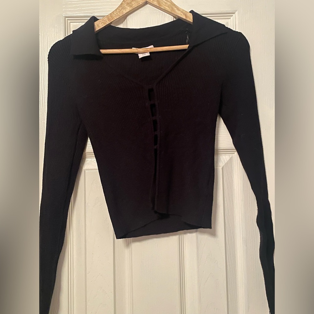 Sincerely Jules - Black long sleeve sweater top